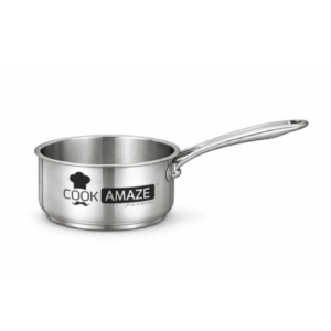 Cookamaze Triply Stainless Steel Saucepan/ Tea pan for Everyday Cooking-16cm
